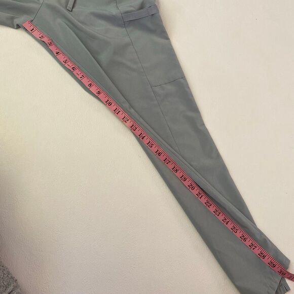 Dickies EDS Essentials Gray Scrub Set Size M Stretch Medical Uniform Top & Pants - Picture 15 of 16